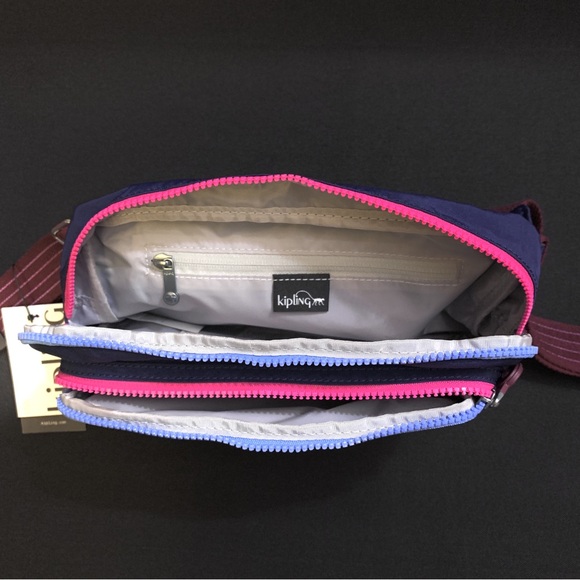 KIPLING Tarry LIMITED EDITION Nylon Belt Bag Fanny Pack w/ Monkey Keychain - Picture 5 of 7